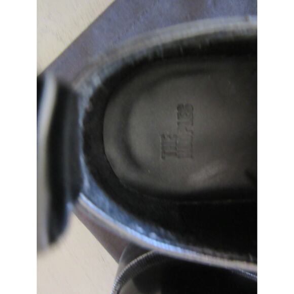 The Kooples Black Men\'s Leather Derbies Size 6 Oxford Lace Career Shoes